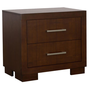 Jessica - 6 Piece Queen LED Bedroom Set - Cappuccino