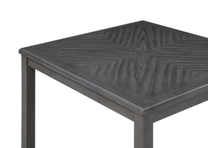 Gia - 5 Piece Square Counter Dining Set (Table & 4 Chairs) - Gray