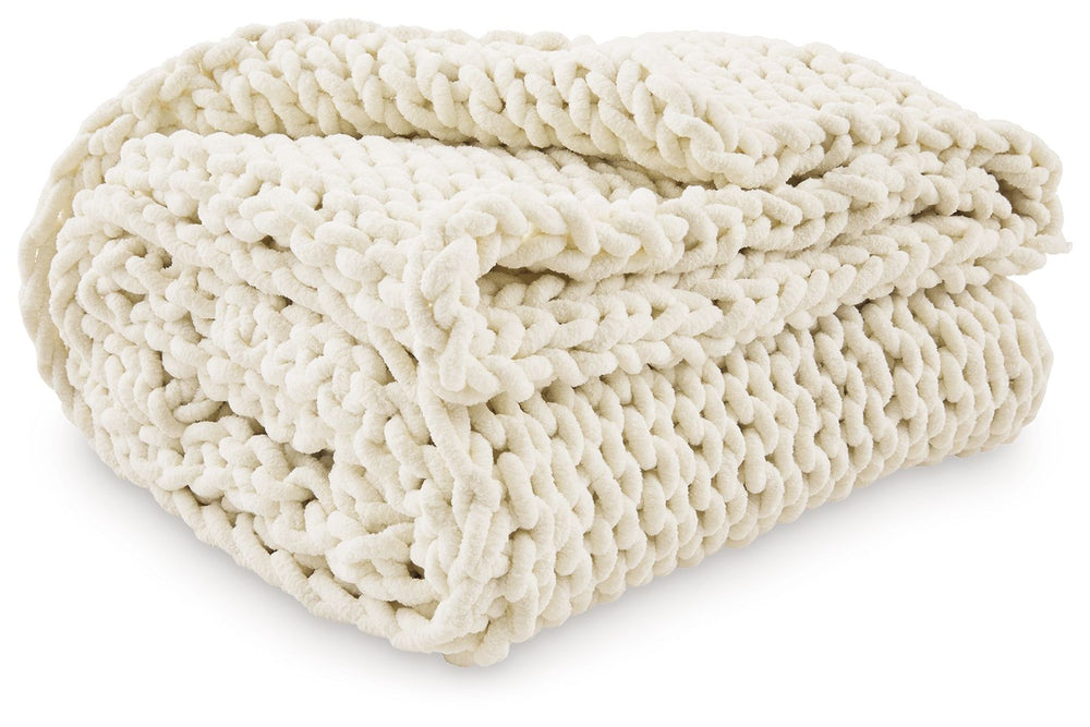 Next time youâ€™re wrapped up in a favorite read or streaming TV series, try wrapping yourself in sumptuous chenille polyester with this throw. Hand-knitted for cozy comfort, itâ€™s every bit as soft as it looks.<br/><br/><b>Product Features</b><ul><li>Ma