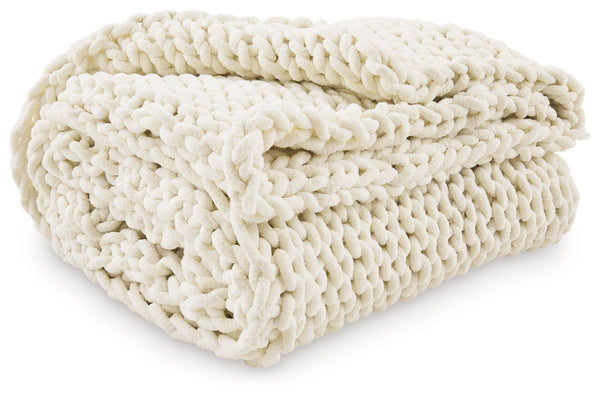 Next time youâ€™re wrapped up in a favorite read or streaming TV series, try wrapping yourself in sumptuous chenille polyester with this throw. Hand-knitted for cozy comfort, itâ€™s every bit as soft as it looks.<br/><br/><b>Product Features</b><ul><li>Ma
