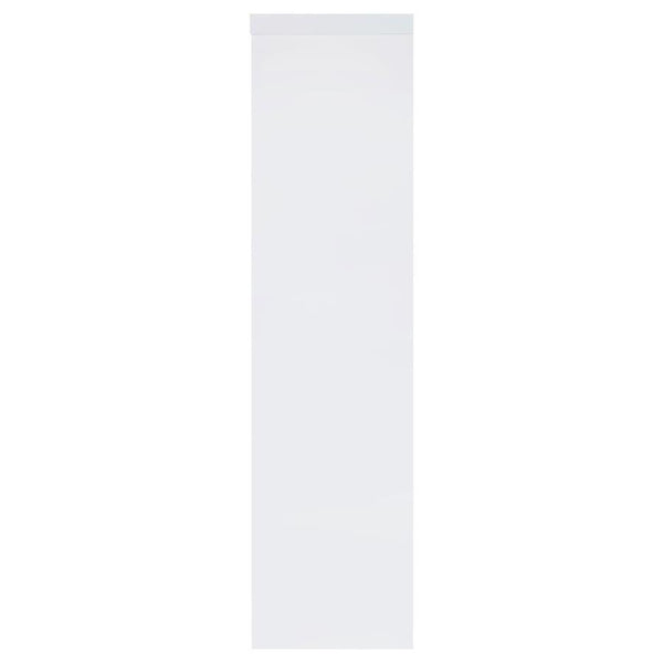 Jude - 3-Shelf Engineered Wood Media Tower - High Gloss White