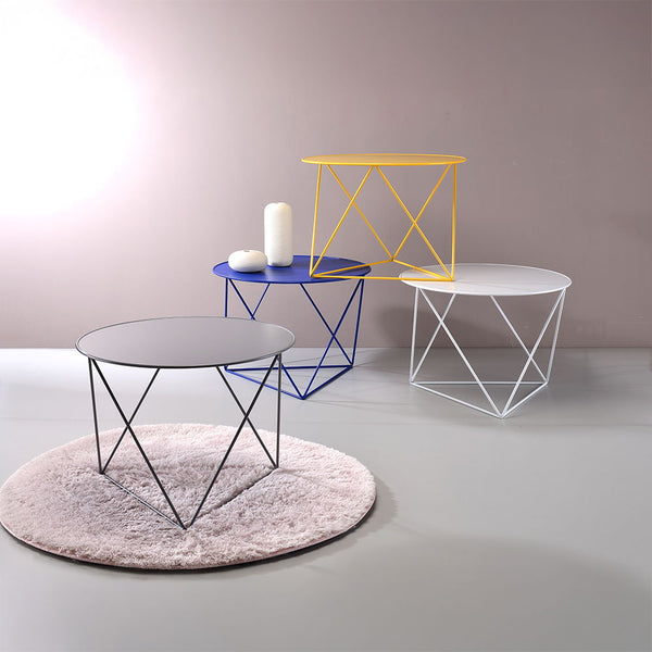 Epidia - Accent Table - Blue Finish