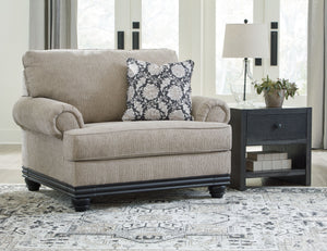  seamlessly transitioning from casual to modern with your decor. Its flexible character comes courtesy of a chunky fabric. Matte black wood trim creates innovative contrast. A 