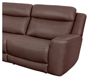 Introducing our comfortable and convenient Calgary Sectional, designed with relaxation in mind. Calgary features power recline and headrest controls, allowing you to adjust your seating position easily. The over-padded headrests provide extra comfort, and