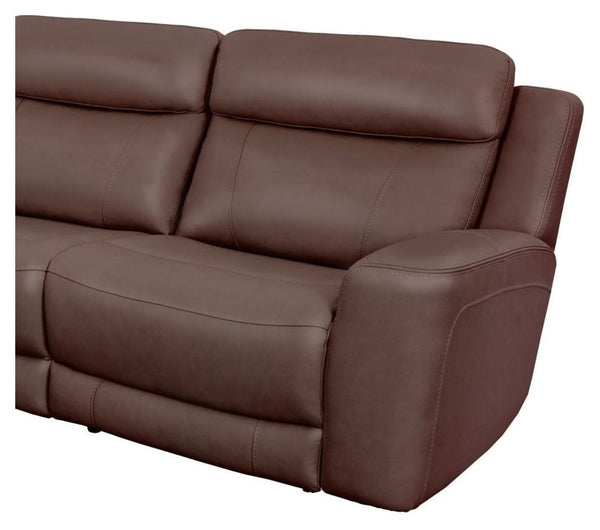Introducing our comfortable and convenient Calgary Sectional, designed with relaxation in mind. Calgary features power recline and headrest controls, allowing you to adjust your seating position easily. The over-padded headrests provide extra comfort, and