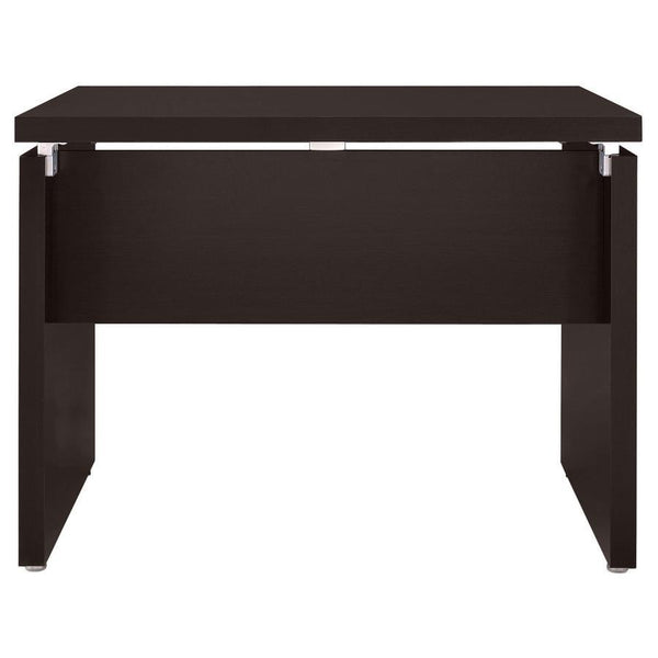 while the floating desktop design adds a contemporary touch. This compact yet sturdy desk