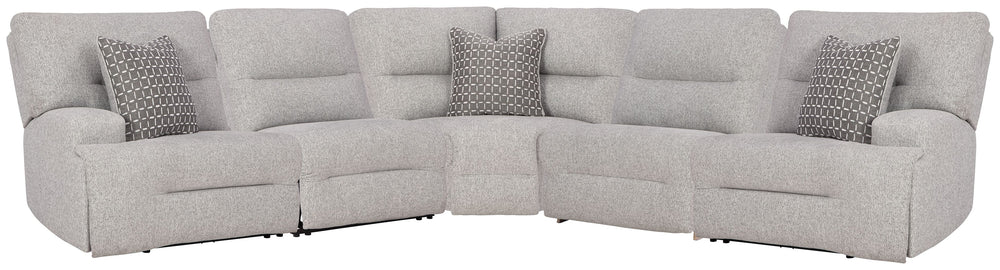 Enjoy the endless adaptability of this power reclining sectional. Whether youâ€™re hosting guests, setting up for movie night or just need a refresh, the modular design allows you to rearrange the pieces as you please. One-touch controls effortlessly adju