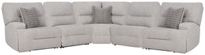 Enjoy the endless adaptability of this power reclining sectional. Whether youâ€™re hosting guests, setting up for movie night or just need a refresh, the modular design allows you to rearrange the pieces as you please. One-touch controls effortlessly adju