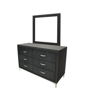 Lucinda - King 5 Piece Bedroom Set - Black