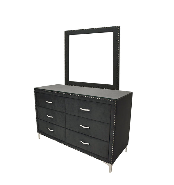 Lucinda - Queen 5 Piece Bedroom Set - Black