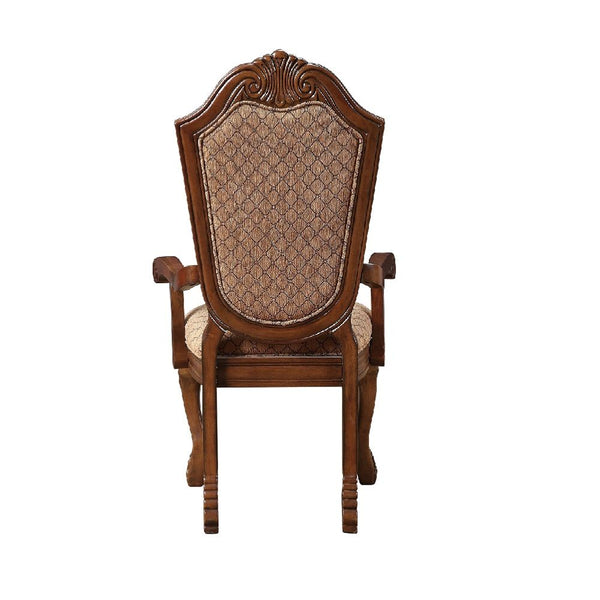 Chateau De Ville - Chair (Set of 2) - Fabric & Cherry