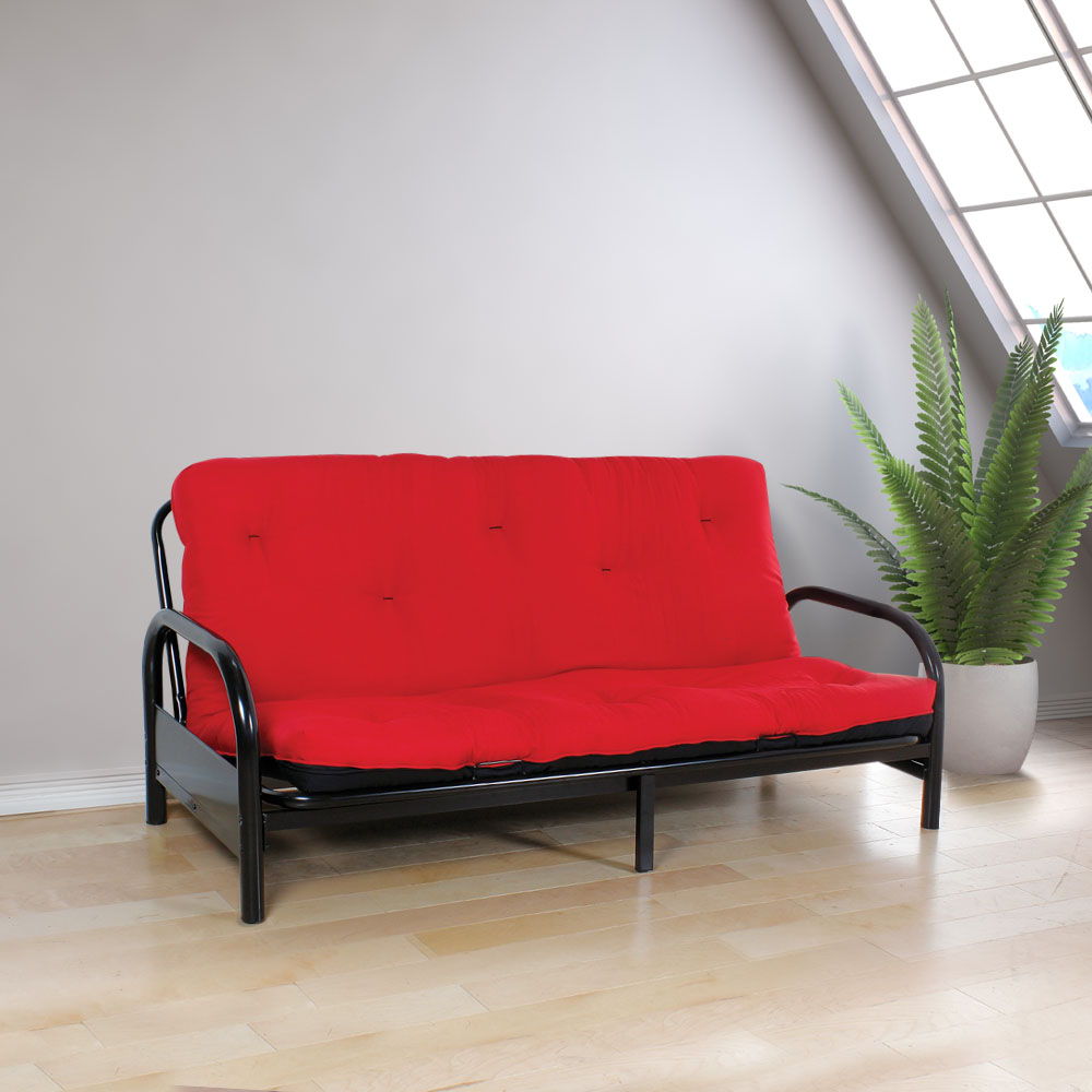 The Nabila Futon Mattress features a cover made of Poplin Fabric and blended cotton filling both offering a soft and even texture