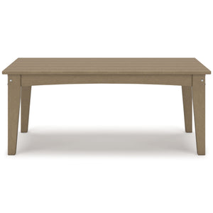 Hyland Wave - Driftwood - Rectangular Cocktail Table