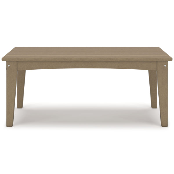 Hyland Wave - Driftwood - Rectangular Cocktail Table