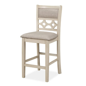 Mitchell - 5 Piece Counter Dining Set - Bisque / Brown