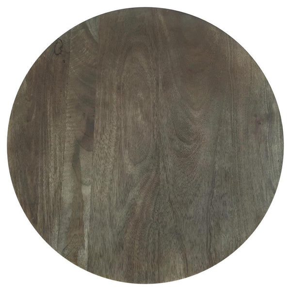Kinkaid - Round Solid Mango Wood End Table - Brown