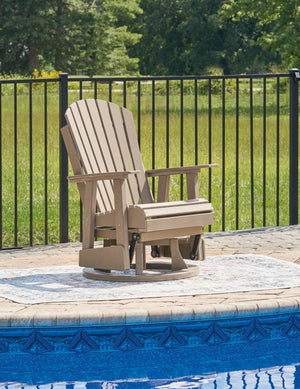  the Adirondack-inspired design has a classic feel. It weathers sunny summer days and cozy winter nights with durable MEGA-TUFFÂ® H