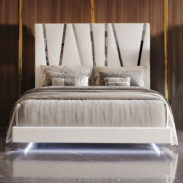 Europa - 6/6 Eastern King Bed - White