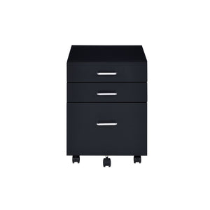 Tennos - Cabinet - Black & Chrome Finish