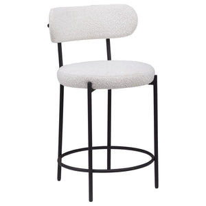 Viola - Boucle Upholstered Counter Chair (Set of 2) - Cream