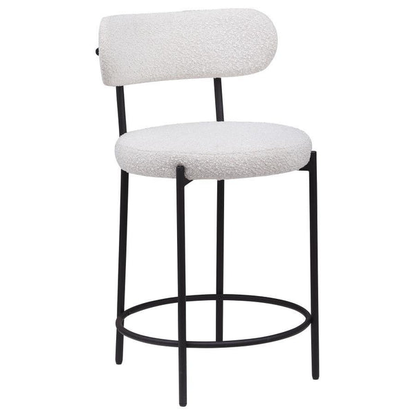 Viola - Boucle Upholstered Counter Chair (Set of 2) - Cream