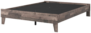 Neilsville - Multi Gray - Queen Platform Bed