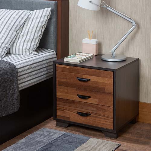 Eloy - Accent Table - Walnut & Espresso