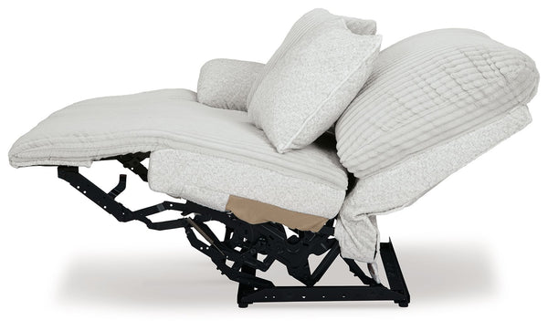 Top Tier - Alloy - Laf Zero Wall Power Recliner