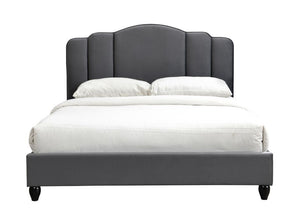 Giada - Eastern King Bed - Charcoal Fabric
