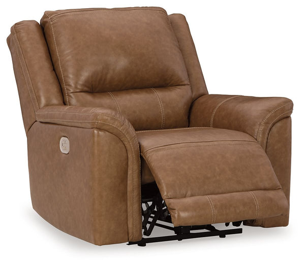 Trasimeno - Caramel - Power Recliner /Adj Headrest