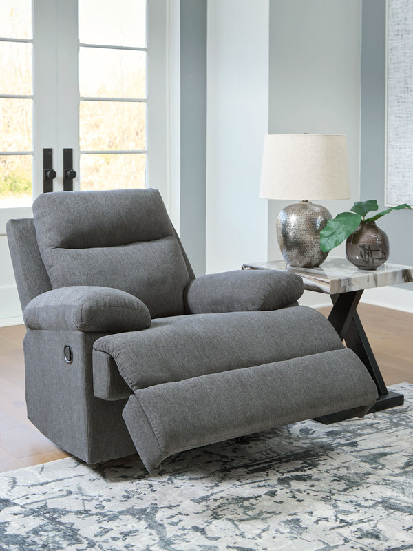Side-Swipe - Charcoal - Rocker Recliner