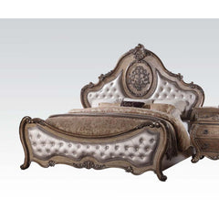 The Ragenardus bedroom collection is an impeccable example of truly memorable, with its luxurious traditional design. Your bedroom will be dignified fashion with the center piece. This arched panel bed has a beautiful designed headboard with intricate flo