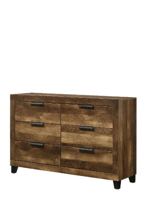 Create a cozy environment with the Morales storage bed. The neutral rustic brown finish creates an inviting atmosphere, perfect for creating your ideal color scheme with linens and throw pillows. The footboard has two convenient drawers to maximize the sp