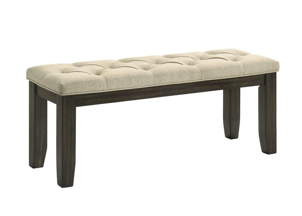 Bring a perfect blend of style and comfort to your dining space with this beautifully designed set. Featuring a sleek, dark-finished table with a sturdy trestle base, it provides a durable and inviting surface for everyday meals and gatherings. The uphols