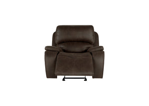Brookings - Glider Recliner With Power Headrest & Footrest - Brown