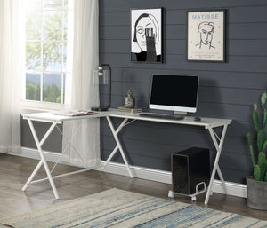 Dazenus - Desk - White Finish