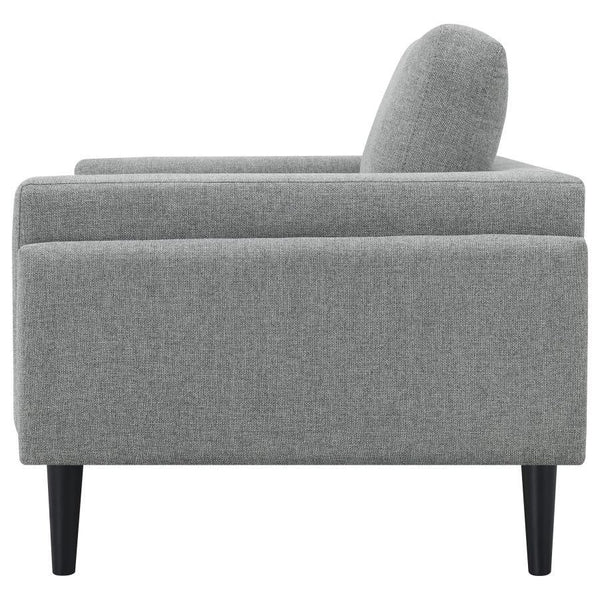 Rilynn - Upholstered Track Arm Accent Chair - Gray