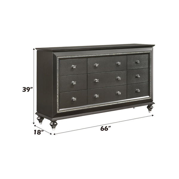 Kaitlyn - Dresser - Metallic Gray