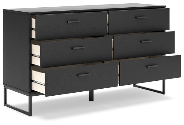 Socalle - Black- 4 Pc. - Dresser