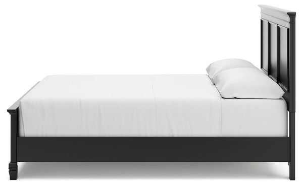 Lanolee - Black - California King Panel Bed