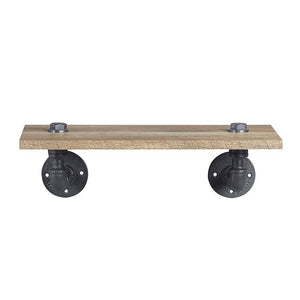 Brantley - Wall Shelf - Oak & Sandy Black Finish - 6"