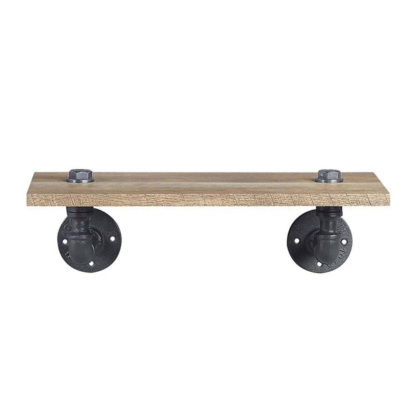 Brantley - Wall Shelf - Oak & Sandy Black Finish - 6"