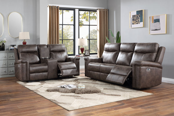  featuring a power reclining sofa and console loveseat