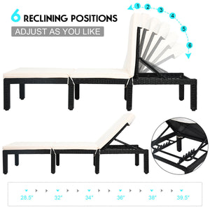 Durable hand-woven black PE rattan and steel frame for long time using<br>8 sturdy legs offer extra support and stability for you<br>Soft and thick cushion for comfortable seating<br>Cushion with navy and off white cushion cover<br>The cover of the cushio