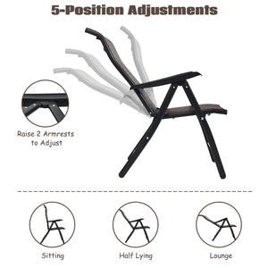This folding rattan chair is perfect for indoor or outdoor leisure time with your family or friends in backyard  garden  poolside and more. Â  Made of high-standard steel frame with powder-coated finish  this chair has high stability and strong durability