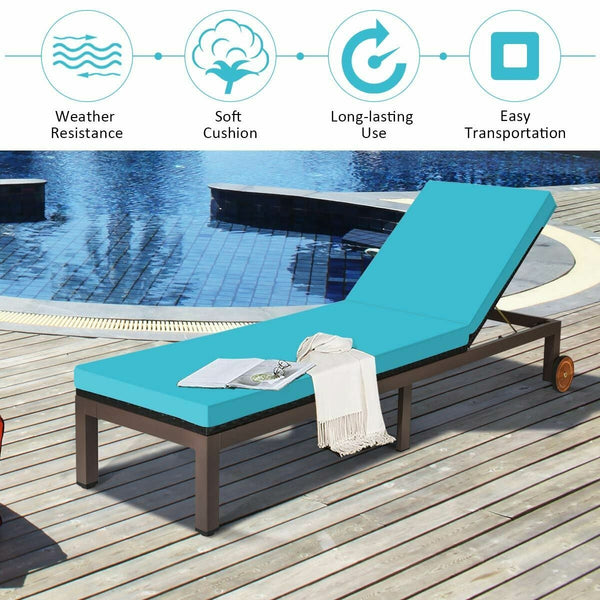 Sturdy metal frame supporting  holds up to 375 lbs<br>Ergonomic backrest in 5 tilting positions  fits your body curve to a better enjoyment<br>Soft & comfortable cushion with high resilience  provides a more comfortable relax<br>Environmentally friendly P