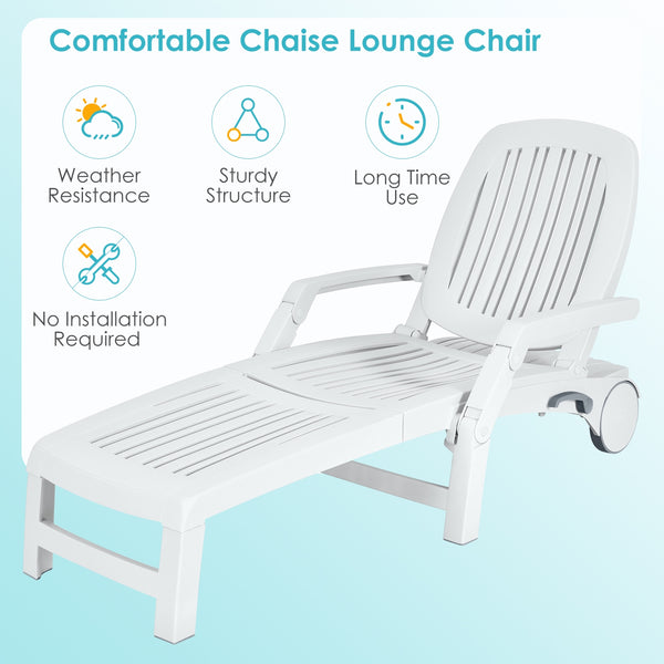 This sun lounger is your best choice for outdoor recreation. The backrest is adjustable for 6 angles so that you can customize the angle you want according to your needs. Â  The folding design is specially designed for you to save storage space when not i