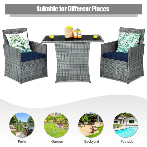 Pushes 2 chairs within the table for space-saving <br>Puts your feet cozily thanks to its spacious space under the table <br>Ideal for limited space with compact design <br>Fits your body curve thanks to its ergonomic backrest and armrests <br>Thick and s