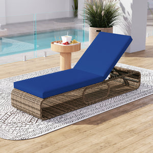 Meet your different needs for customized comfort with 7-level adjustable backrest<br>The full flat position allows you to fully recline for optimal relaxation<br>Perfect reading  chatting  sunbathing and taking a nap<br>Hand-woven PE wicker is fade-resist