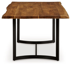 Fortmaine - Brown / Black - 5 Pc. - Dining Table